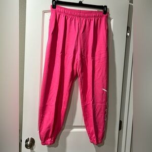 NEW‎ NWT VS Victoria secret sweats pink campus pants L large